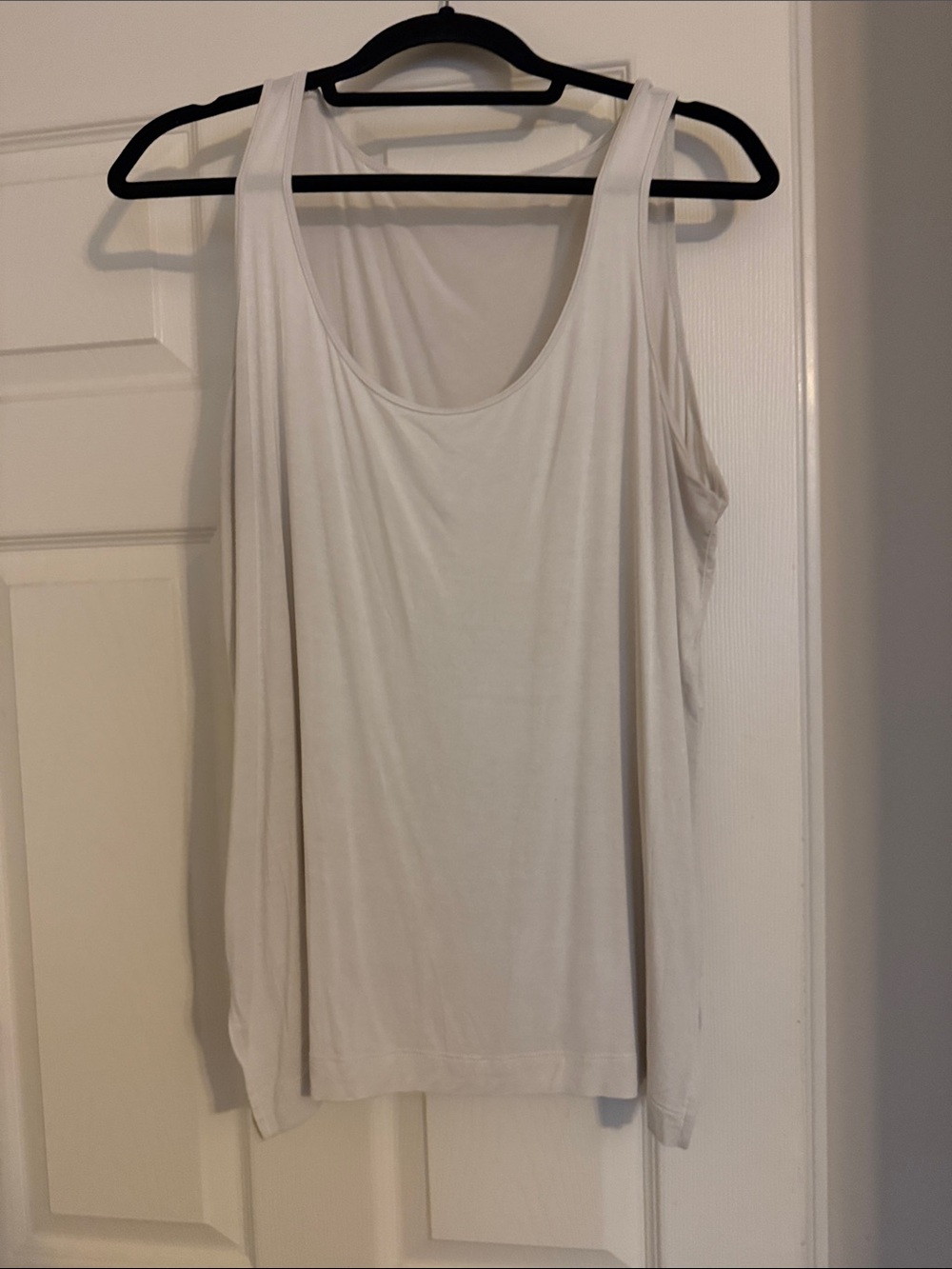 MarlaWynne White Scoop Neck Tank